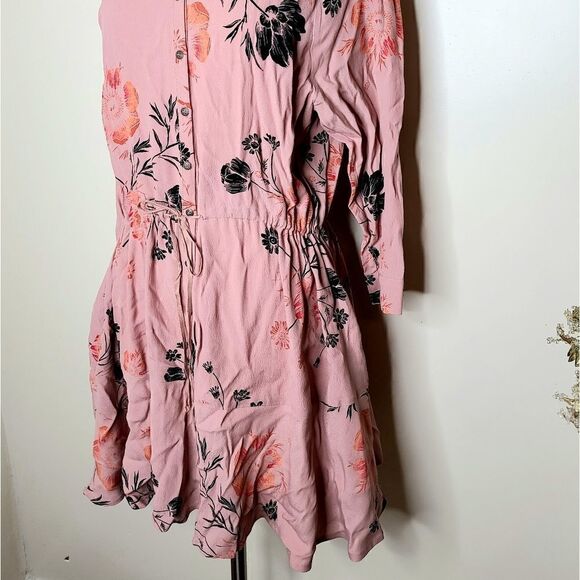 Free People | Lena Floral Mini Shirt Dress - Picture 7 of 7